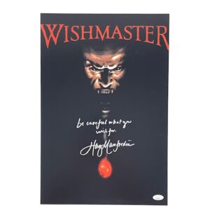 Wishmaster Horror Movie Poster Print Signed Harry Manfredini v2
