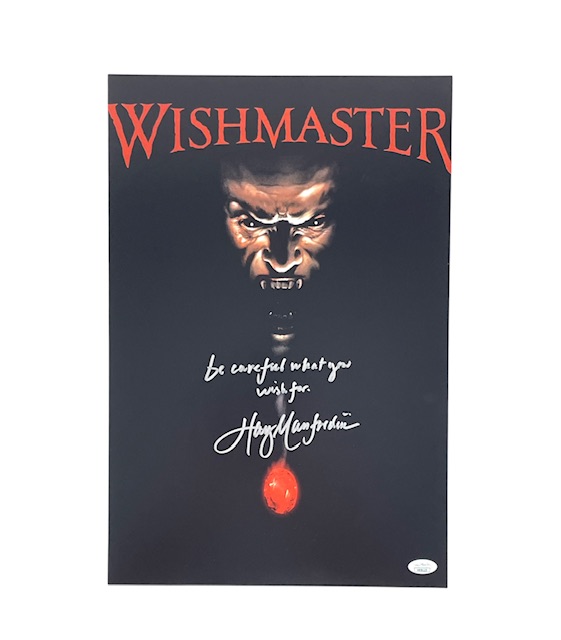 Wishmaster Horror Movie Poster Print Signed Harry Manfredini v2