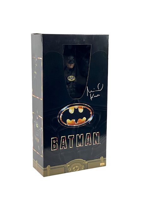 Michael Keaton Autographed Batman 1989 Movie 1/4 Scale 18-Inch Action Figure - Image 3