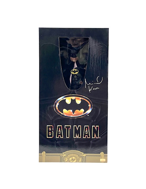 Michael Keaton Autographed Batman 1989 Movie 1/4 Scale 18-Inch Action Figure