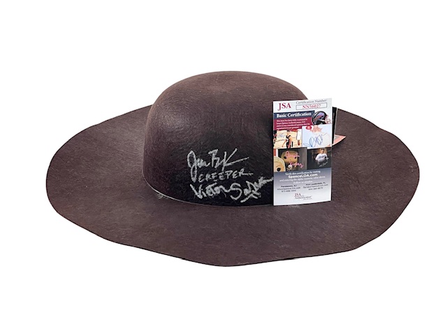 Jeepers Creepers The Creeper Signed Prop Replica Hat Jonathan Breck Victor Salva