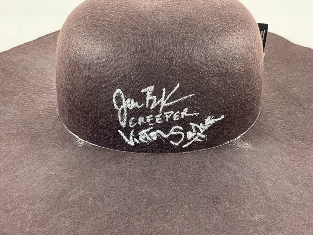 Jeepers Creepers The Creeper Signed Prop Replica Hat Jonathan Breck Victor Salva - Image 3