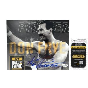 Don Frye Signed UFC Hall of Famer Heavyweight Champion 8x10 Photo