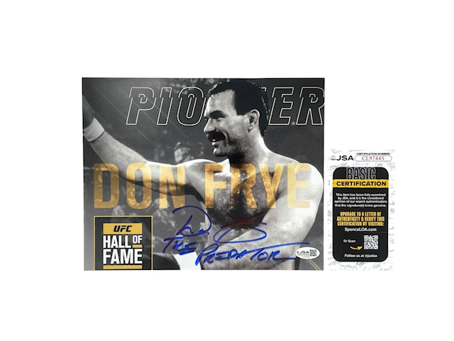 Don Frye Signed UFC Hall of Famer Heavyweight Champion 8x10 Photo