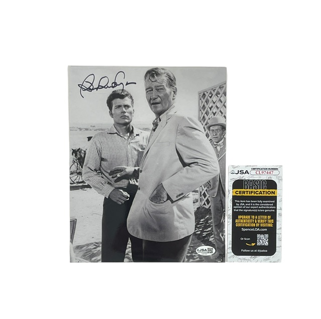 Patrick Wayne Signed 8X10 Photo Autographed John Wayne’s Son Young Guns