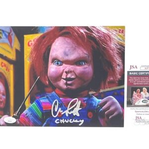 Chucky Child's Play Christopher Swift Signed Horror Photo Painter