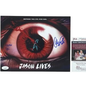 Friday The 13th Christopher Swift Signed Jason 8x10 Photo