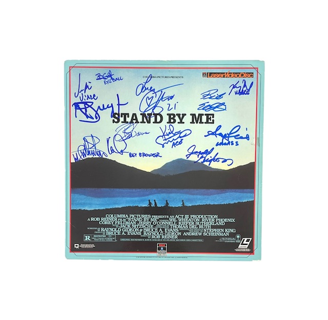 Stand By Me Rare Cast Autographed LaserDisc Movie By 12 ACOA - Image 2