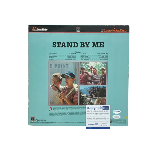 Stand By Me Rare Cast Autographed LaserDisc Movie By 12 ACOA - Image 3