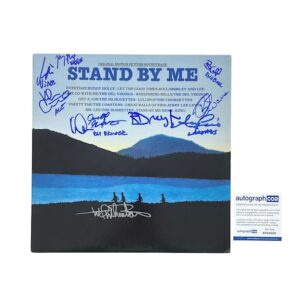 Stand By Me Cast Autographed Movie Soundtrack Vinyl By 10 ACOA
