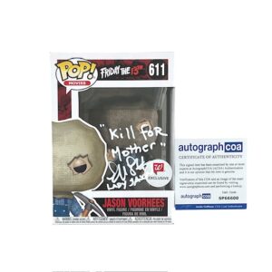 Friday the 13th Part 2 Ellen Lutter Signed Sack Head Jason Funko Pop