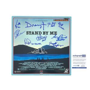 Stand By Me Cast Signed Laserdisc Movie By 10 ACOA