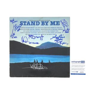 Stand By Me Cast Signed Movie Soundtrack Vinyl By 10 ACOA