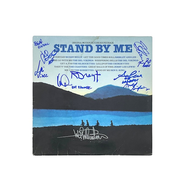 Stand By Me Cast Signed Movie Soundtrack Vinyl By 10 ACOA - Image 3