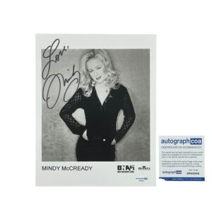 Mindy McCready Autographed 8x10 Promo Press Photo