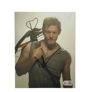Norman Reedus Autographed Daryl Dixon 8x10 Photo Walking Dead