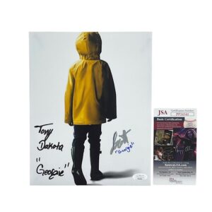 Stephen King’s IT Georgie Tony Dakota Jackson Robert Scott Signed 8x10 Photo