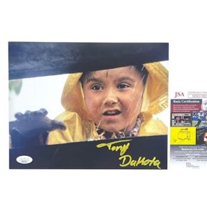 Tony Dakota Signed 8x10 Photo Georgie Stephen King’s IT JSA