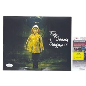 Stephen King’s IT Georgie Tony Dakota Signed 8x10 Photo Horror