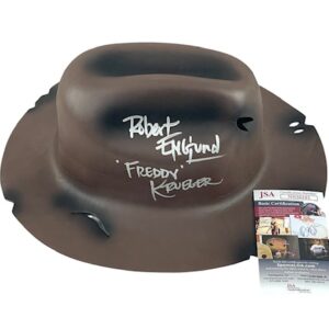 Nightmare on Elm Street Freddy Krueger Signed Fedora Hat Robert Englund