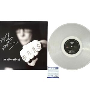 Mick Mars Signed The Other Side Of Mars Clear Vinyl Motley Crue