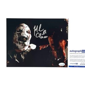 Art The Clown Signed 8x10 Photo Mike Giannelli All Hallows Eve Terrifier