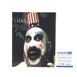 Captain Spaulding Sid Haig Signed Photo House of 1000 Corpses COA