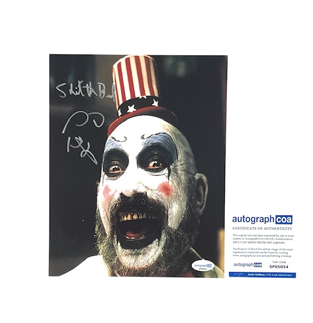 Captain Spaulding Sid Haig Signed Photo House of 1000 Corpses COA