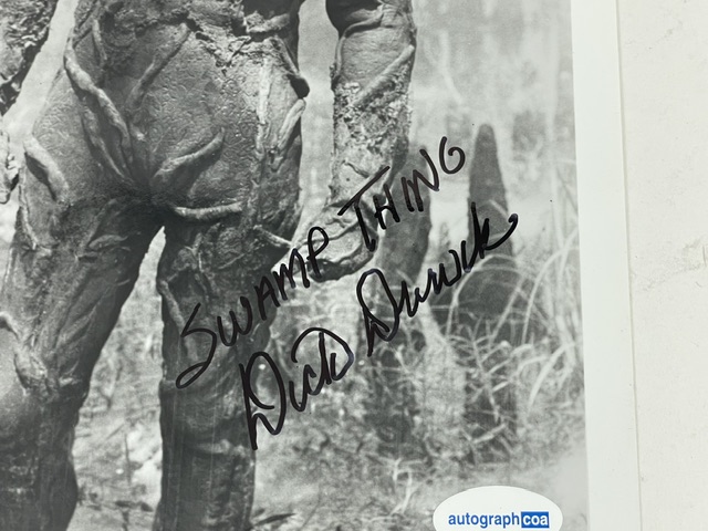Dick Durock Autographed Swamp Thing 8x10 Promo Press Photo - Image 2