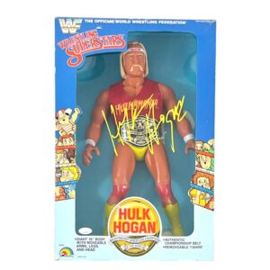 Hulk Hogan Signed LJN Wrestling Superstars 16” Action Figure JSA