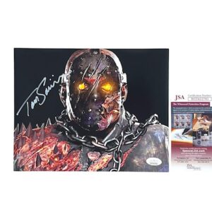 Tom Savini Signed 8x10 Savini Jason Photo Friday the 13th The Video Game
