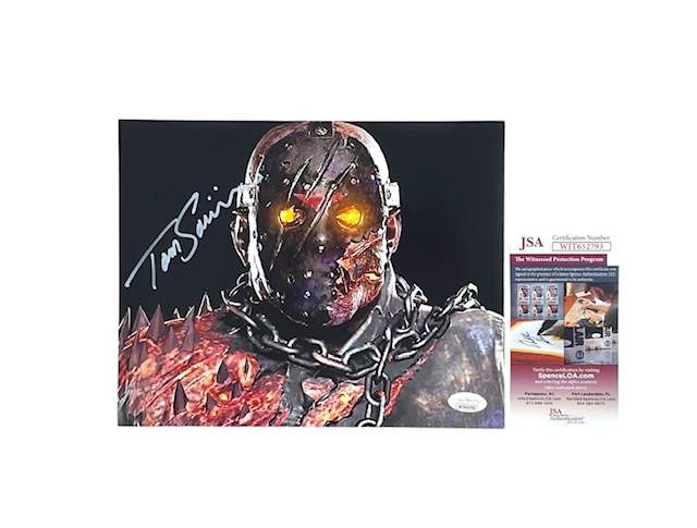 Tom Savini Signed 8x10 Savini Jason Photo Friday the 13th The Video Game