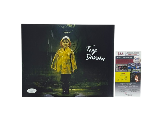 Tony Dakota Signed 8x10 Photo Georgie Stephen King’s IT JSA