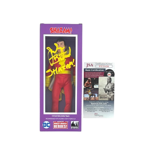Shazam Signed Figure Toy Company Action Figure Jackson Bostwick