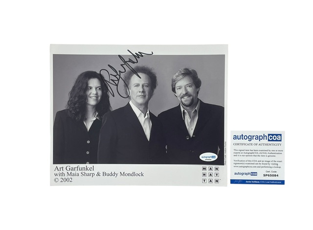 Art Garfunkel Autographed 8x10 Original Promo Press Photo