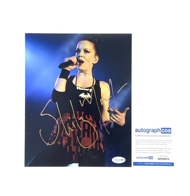 Shirley Manson of Garbage Autographed 8x10 Live Concert Photo