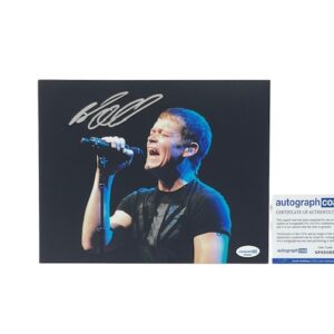 Brad Arnold Autographed 8x10 Photo 3 Doors Down ACOA Certified