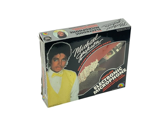 Michael Jackson Original 1984 LJN Promotional Cordless Microphone New In Box - Image 2