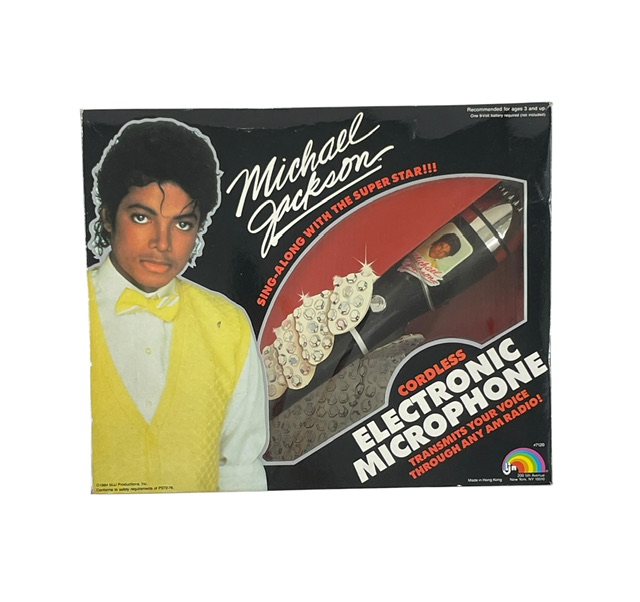 Michael Jackson Original 1984 LJN Promotional Cordless Microphone New In Box