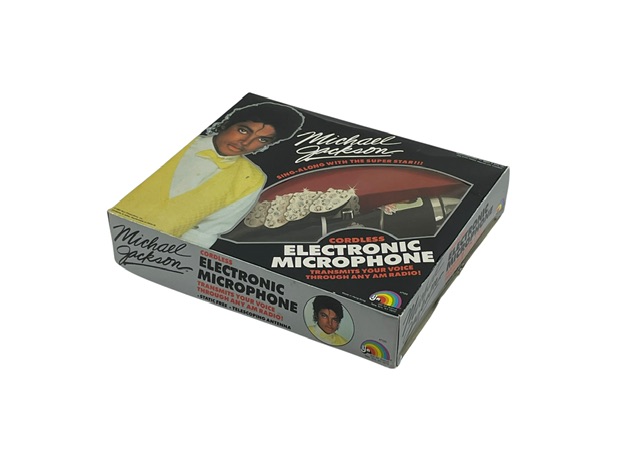 Michael Jackson Original 1984 LJN Promotional Cordless Microphone New In Box - Image 4