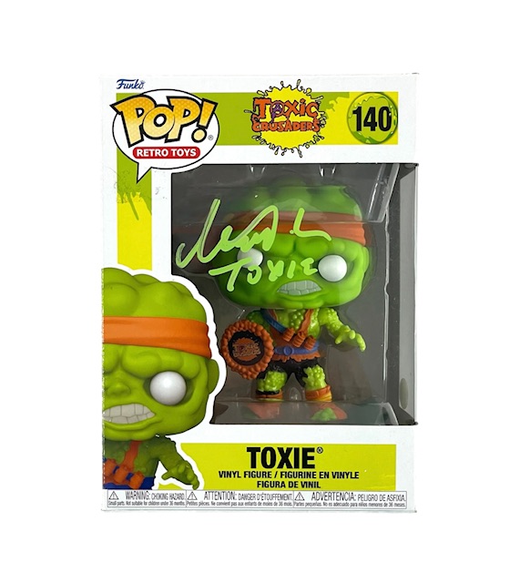 The Toxic Avenger Signed Toxie Funko Pop Mitch Cohen JSA Witness
