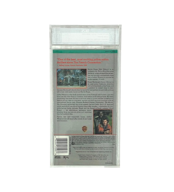 Lethal Weapon Encapsulated & Graded IGS VHS Tape Mel Gibson Danny Glover - Image 3