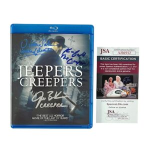 Jeepers Creepers Cast Signed Blu-Ray Horror Movie JSA Certified
