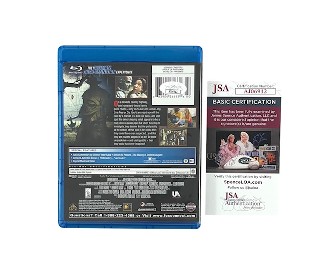 Jeepers Creepers Cast Signed Blu-Ray Horror Movie JSA Certified - Image 2