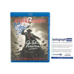 Jeepers Creepers Part 3 Cast Signed Blu-Ray Movie Jonathan Breck