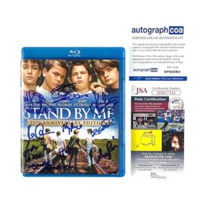 Stand By Me Cast Signed Blu-Ray Movie By 10 ACOA Certified
