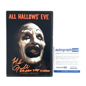 All Hallows Eve Signed DVD Movie Terrifier OG Art The Clown Mike Giannelli