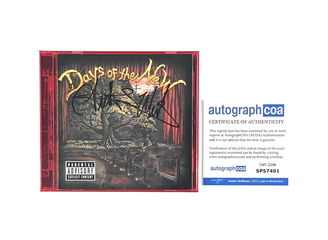 Days Of The New Travis Meeks Autographed III 3 Red CD 2001