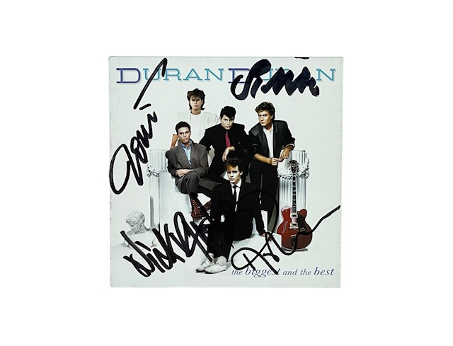 Duran Duran Autographed The Biggest and the Best 2 CD Set ACOA - Image 2