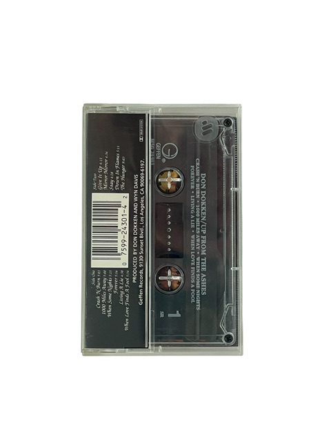 Don Dokken Up From the Ashes Solo Album Cassette Tape – 1990 - Image 2